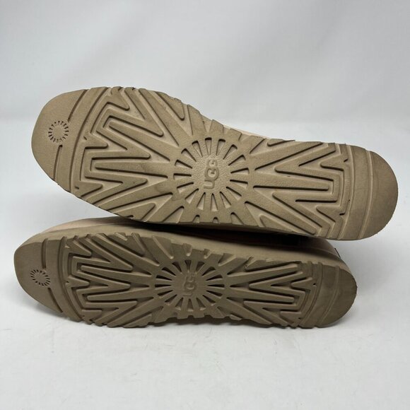 UGG Bethany suede booties 12 flat *missing original laces and size* quartz pink - Picture 11 of 12